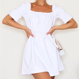 PrettyLittleThing White Dress